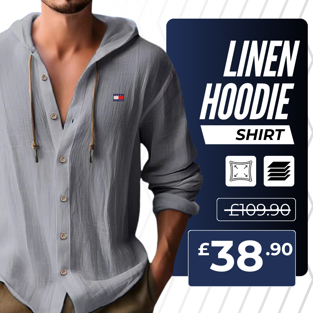 Casual Linen Hoodie Shirt [TH]