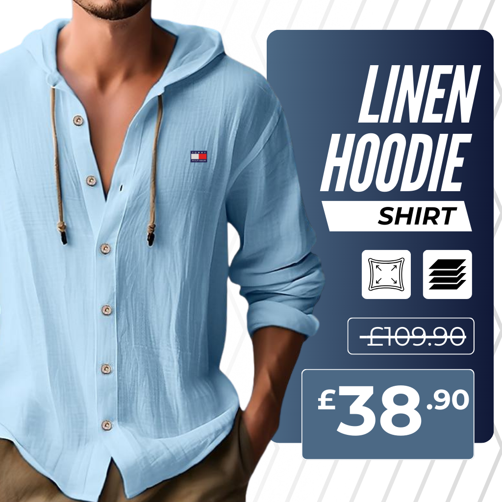 Casual Linen Hoodie Shirt [TH]